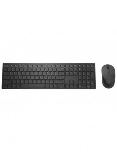 Dell | Pro Keyboard and Mouse | KM5221W | Keyboard and Mouse Set | Wireless | Batteries included | US | Black | Wireless connec