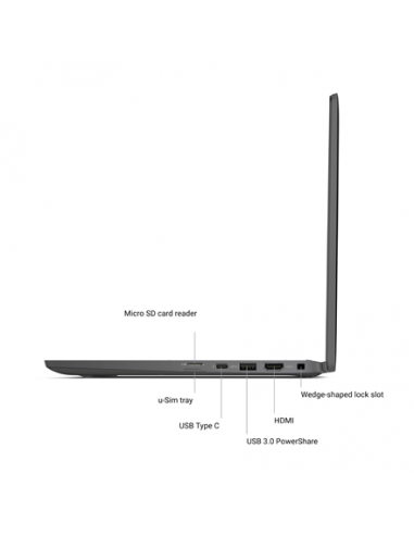 Dell Latitude 7420 2in1 Black, 14 ", WVA, Full...