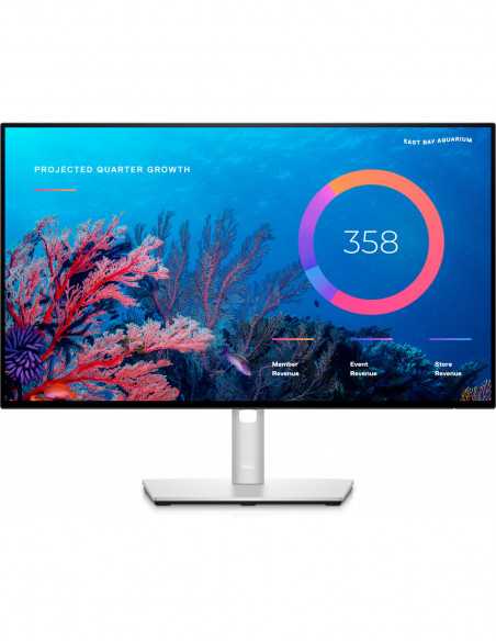 Dell LCD U2422HE 23.8 " IPS FHD 1920 x 1080 16:9 5 ms 250 cd/m Silver Audio HDMI ports quantity 1 60 Hz