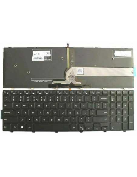 DELL 51CHY 051CHY NSK-LR0BW 1D 490.00H07.0A1D ORIGINALI US KLAVIATŪRA SU PAŠVIETIMU