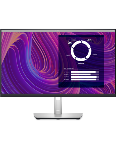 Dell | Monitor | P2423D | 24 " | IPS | QHD | 16:9 | 60 Hz | 5 ms | 2560 x 1440 | 300 cd/m | HDMI ports quantity 1 | Black | War