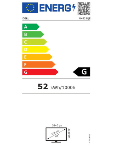 Dell | USB-C Hub Monitor | U4323QE | 42.5 " |...