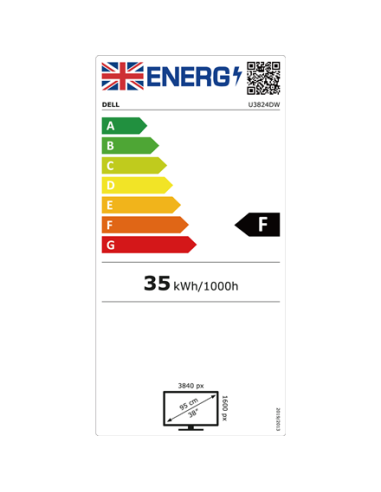 Dell | UltraSharp Monitor | U3824DW | 37.5 " |...