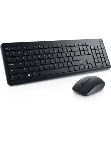 Dell | Keyboard and Mouse | KM3322W | Keyboard and Mouse Set | Wireless | Batteries included | RU | Black | Wireless connection