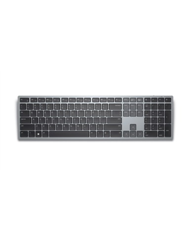 Dell | Keyboard | KB700 | Keyboard | Wireless | RU | Titan Gray | 2.4 GHz, Bluetooth 5.0