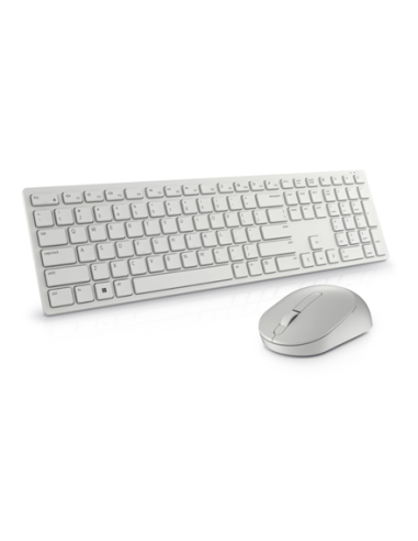 Dell | Keyboard and Mouse | KM5221W Pro | Keyboard and Mouse Set | Wireless | Mouse included | RU | White | 2.4 GHz