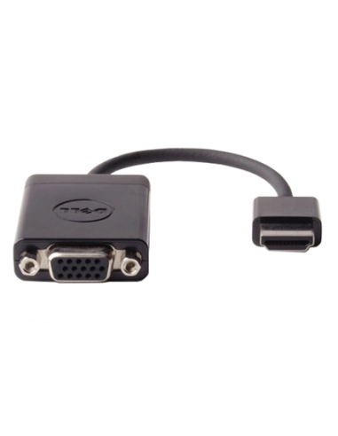 Dell HD-15 (VGA) - Female | Adapter HDMI to VGA | 470-ABZX | m | Black | HDMI - Male