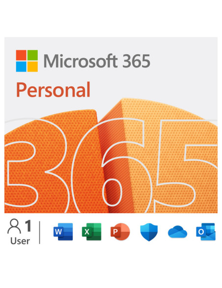 Microsoft | 365 Personal | QQ2-01897 | M365 Personal | FPP | License term 1 year(s) | English | EuroZone Medialess