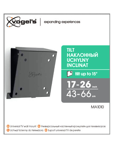 Vogels | Wall mount | MA1010-A1 | Tilt | 17-26...