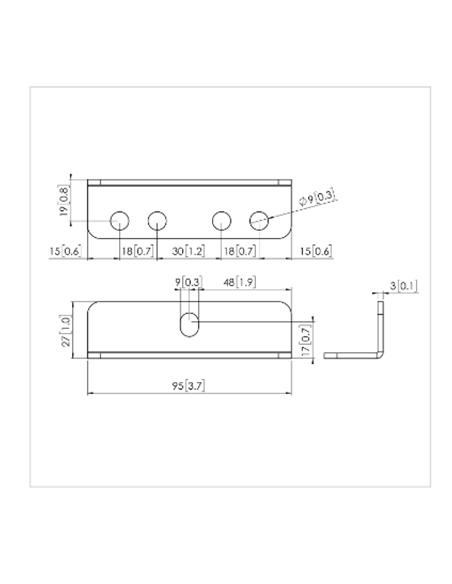 Vogels | Other | PFA 9126 Bracket kit for PFB 34xx | Silver
