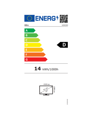 Dell | Monitor | U2424H | 24 " | IPS | 16:9 |...