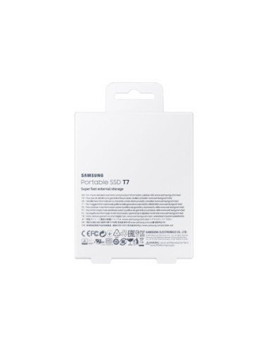 Portable SSD | T7 | 2000 GB | USB 3.2 | Gray