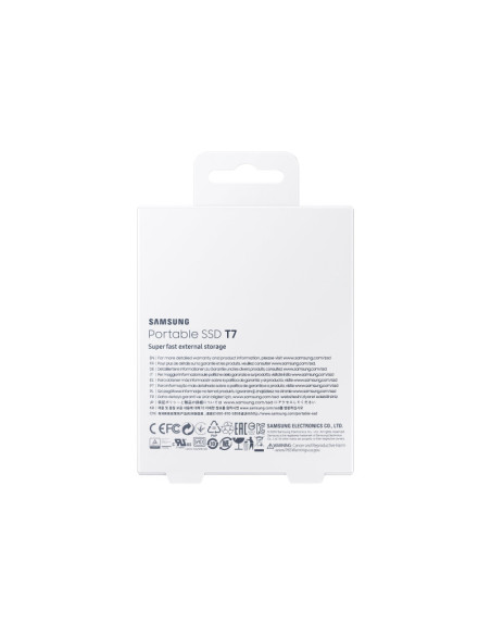 Portable SSD | T7 | 2000 GB | N/A " | USB 3.2 | Blue