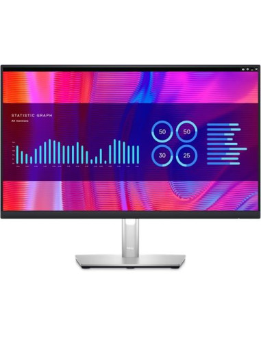 LCD Monitor, DELL, P2423DE, 23.8", Business, Panel IPS, 2560x1440, 60Hz, Matte, 8 ms, Swivel, Pivot, Height adjustable, Tilt, C