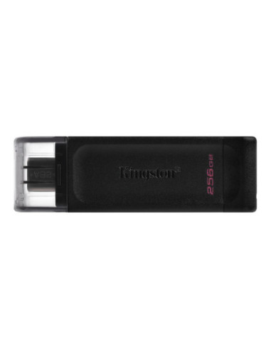 Kingston | USB Flash Drive | DataTraveler 70 | 256 GB | USB 3.2 Gen 1 Type-C | Black