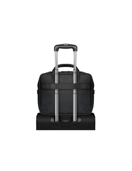 PORT DESIGNS | Courchevel | Fits up to size 15.6 " | Messenger - Briefcase | Black | Shoulder strap