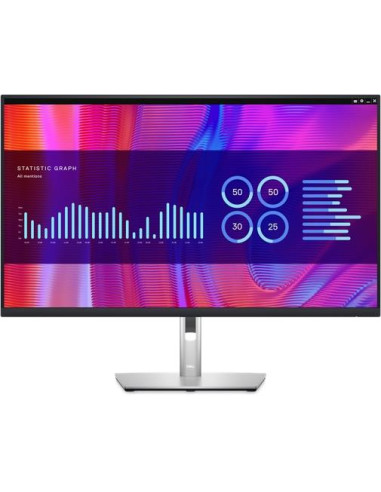 LCD Monitor, DELL, P3223DE, 31.5", Business, Panel IPS, 2560x1440, 16:9, 60 Hz, Matte, 5 ms, Swivel, Pivot, Height adjustable, 