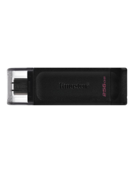 Kingston | USB Flash Drive | DataTraveler 70 | 256 GB | USB 3.2 Gen 1 Type-C | Black