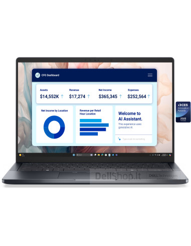 Dell Pro 14 Premium AG FHD+ Ultra 7 268V/16GB/512GB/Intel Arc Integrated/Win11 Pro/ENG Backlit kbd/FP/3Y Basic OnSite Warranty