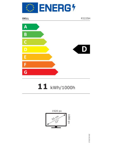 LCD Monitor, DELL, P2225H, 21.5", Business,...