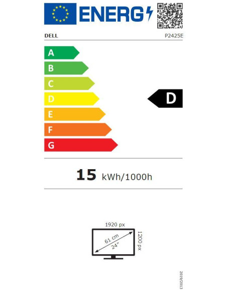 LCD Monitor, DELL, P2425E, 24", Business, Panel IPS, 1920x1200, 16:10, 100Hz, Matte, 8 ms, Swivel, Pivot, Height adjustable, Ti
