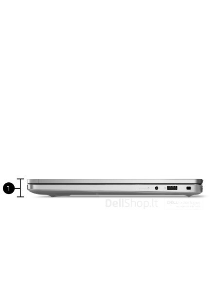 Dell Pro 14 Plus PB14250 | 14 " | FHD+ | Anti-glare | Intel Core Ultra 7 | 265U | 32 GB | DDR5 | Solid-state drive capacity 512