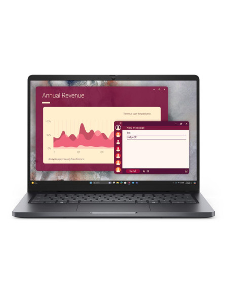 Notebook, DELL, Pro, Pro 14 (PC14250), CPU Core 5, 120U, 1400 MHz, 14", RAM 8GB, DDR5, 5600 MHz, SSD 512GB, Intel graphics, Int