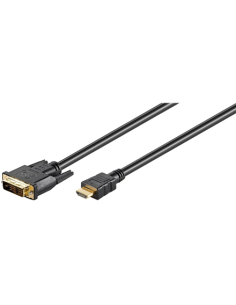 Goobay | DVI-D/HDMI cable, gold-plated | DVI-D male...