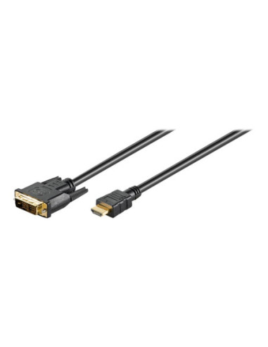 Goobay | DVI-D/HDMI cable, gold-plated | DVI-D...