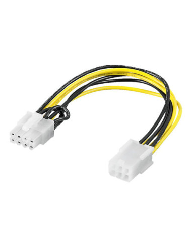 Goobay | Power cable/adapter for PC graphics...