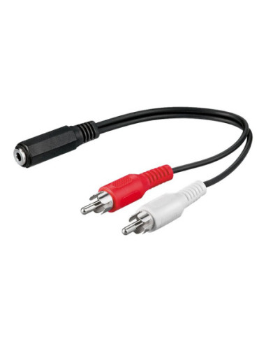 Goobay | Audio cable adapter, 3.5 mm | 50092