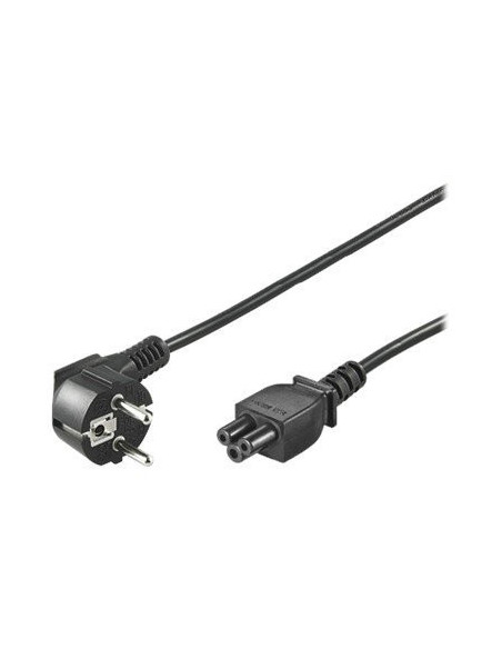 Goobay | Power supply cord (CEE/7/7 to mickey), angled | 68004 | Black