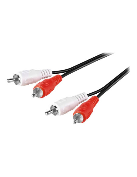 Goobay | Stereo RCA cable 2x RCA | 50030 | 2 RCA male (audio left/right) | 2 RCA male (audio left/right)