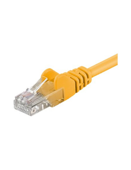 Goobay | CAT 5e patch cable, U/UTP | 95556 | Yellow RJ45 male (8P8C) | RJ45 male (8P8C)