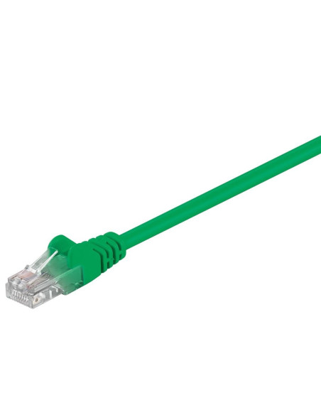Goobay | CAT 5e patch cable, U/UTP | 68338 | Green RJ45 male (8P8C) | RJ45 male (8P8C)