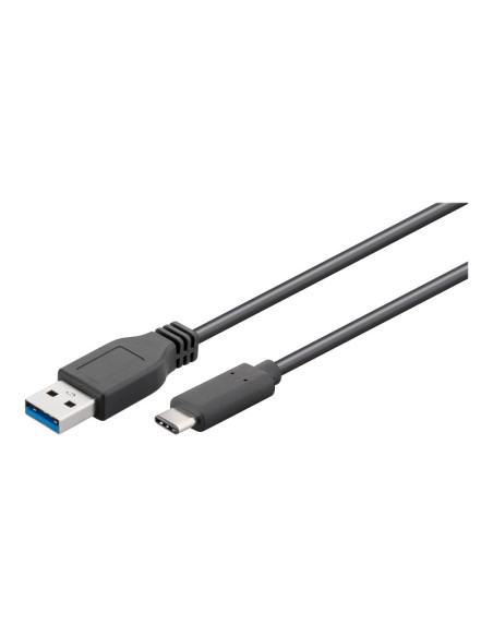 Goobay 71221 USB-C to USB A 3.0 cable, black, 2m | Goobay | USB-C to USB-A USB-C male | USB 3.0 male (type A)