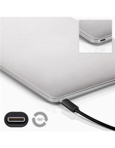 Goobay 71221 USB-C to USB A 3.0 cable, black,...