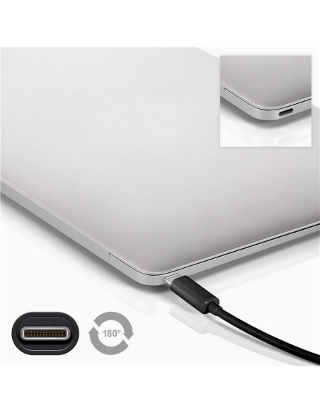 Goobay 71221 USB-C to USB A 3.0 cable, black, 2m | Goobay | USB-C to USB-A USB-C male | USB 3.0 male (type A)