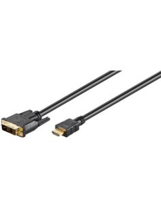 Goobay | DVI-D/HDMI cable, gold-plated | 51580 | DVI-D...