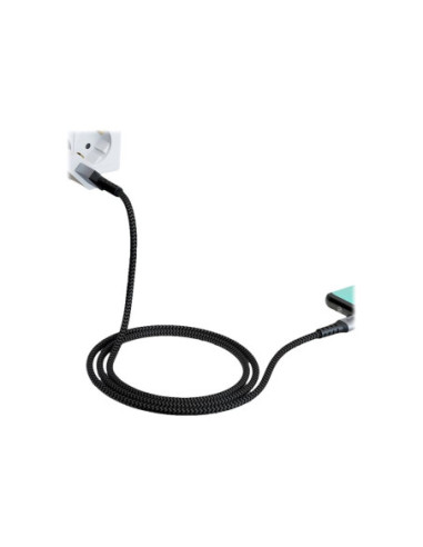 Goobay | USB-C to USB-A Textile Cable with...