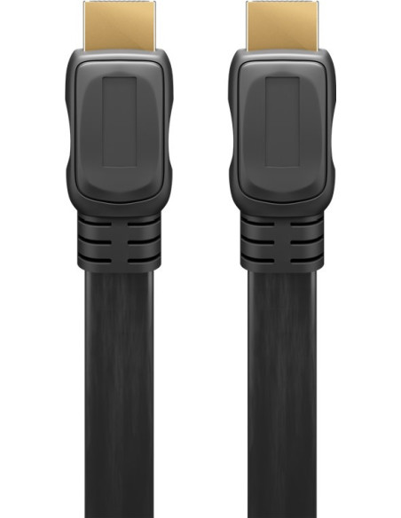 Goobay | High Speed HDMI Flat Cable with Ethernet | 61279 | HDMI male (type A) | HDMI (type A) | HDMI to HDMI | 2 m