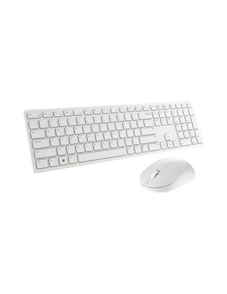 Dell | Keyboard and Mouse | KM5221W Pro | Keyboard and Mouse Set | Wireless | Mouse included | US | White | 2.4 GHz