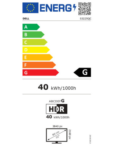Dell | S3225QC | 32 " | QD-OLED | 16:9 | 120 Hz...