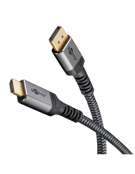 Goobay DisplayPort to HDMI Cable | 65268 | DisplayPort to HDMI