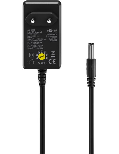 Goobay Universal Power Supply 5-15V, Max. 36W,...