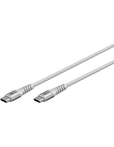 Goobay USB-C Supersoft Textile Cable with Metal...