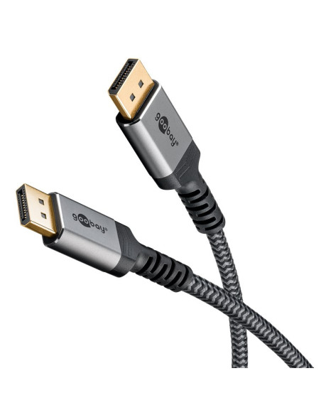 Goobay DisplayPort Cable 2.0/2.1, 54 Gbit/s | 75681 | DisplayPort to DisplayPort