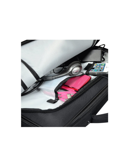 PORT DESIGNS | Courchevel | Fits up to size 15.6 " | Messenger - Briefcase | Black | Shoulder strap