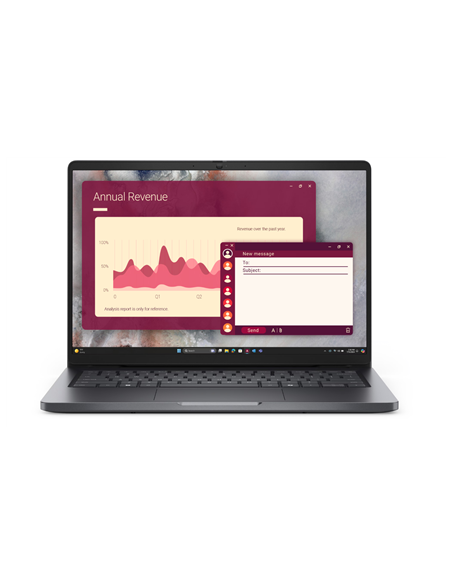 Dell Pro 14 PC14250 | Magnetite | 14 " | FHD+ | Anti-glare | Intel Core 5 | 120U | 16 GB | DDR5 | Solid-state drive capacity 51