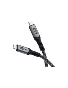 Goobay USB-C Cable with Textile Sheath, USB4 , 240 W, 40...